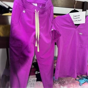 Vibrant Purple Scrub Set